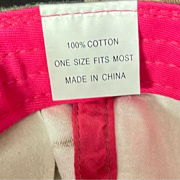 🤩Womens NWT Ole Miss Mississippi Rebels Football Camo & Pink Adjustable Hat Cap - Picture 8 of 8